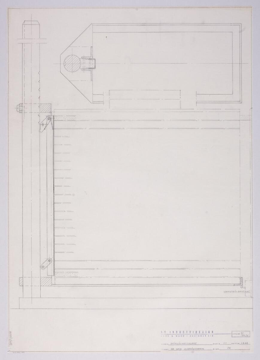 Smörgåsautomat [ritning] - Designarkivet / DigitaltMuseum