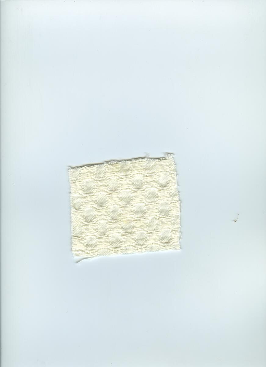 Ursprungligen i pärm märkt: "Pelle Vävare" Provvävar 21 st lösa och 22 st monterade med lim på vanligt papper. handvävda prover. Varierande storlekar, samma randning i olika nyanser samlade.  