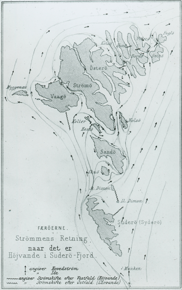 Fotografi från expedition till Spetsbergen. Karta över Färöarna.