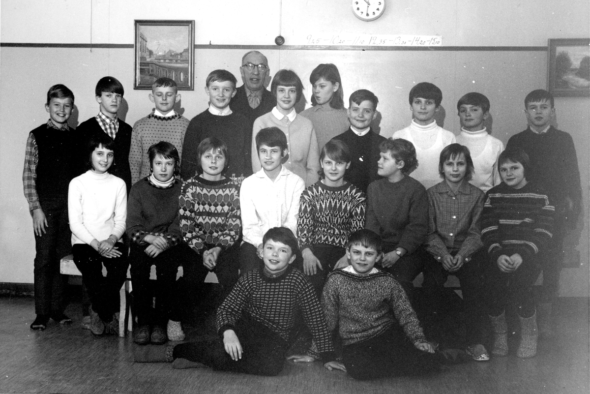 Valtorps skola 1966. Bertil Remsberg.