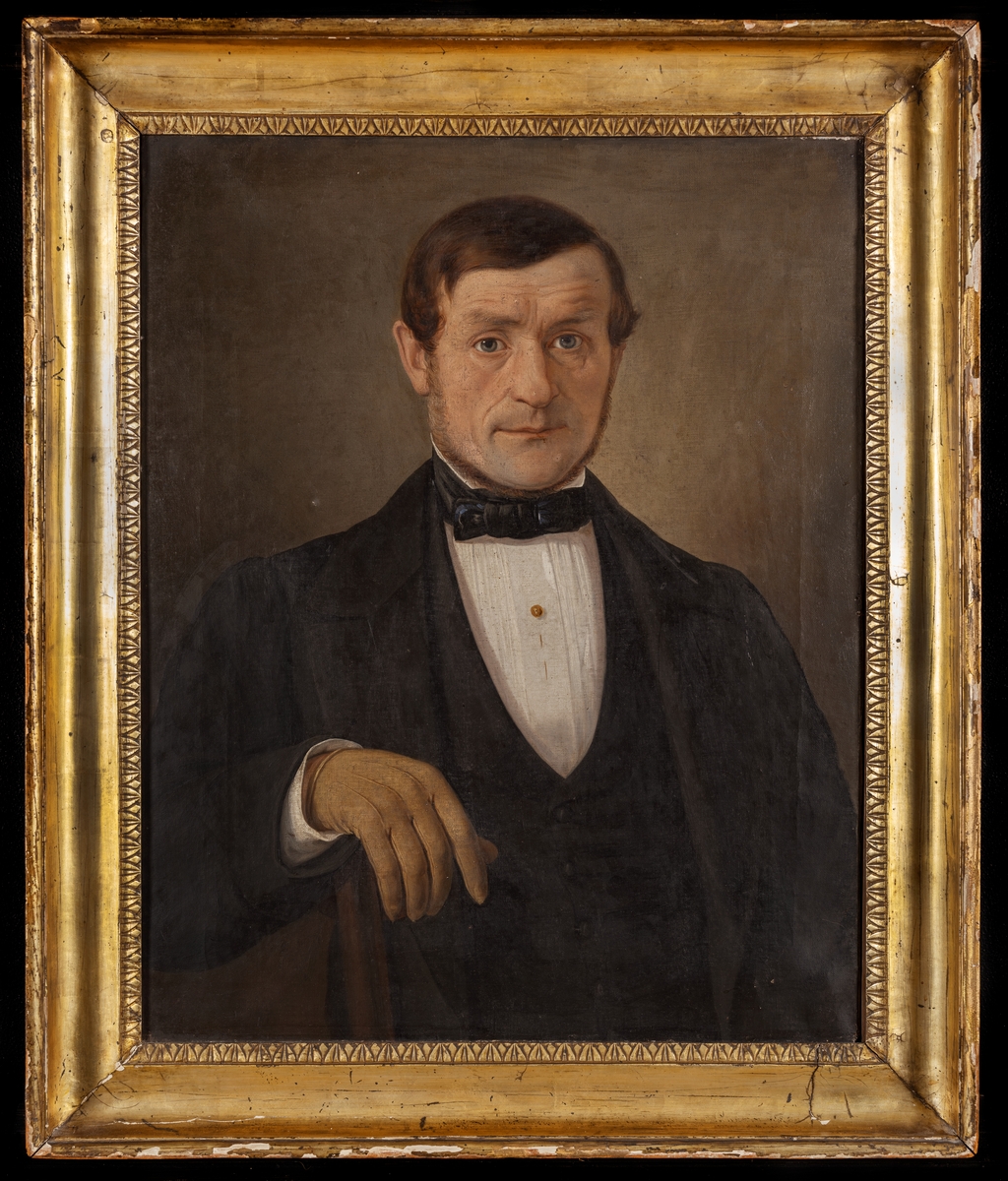 Porträtt av sjökaptenen Johan Niklas Björklund.