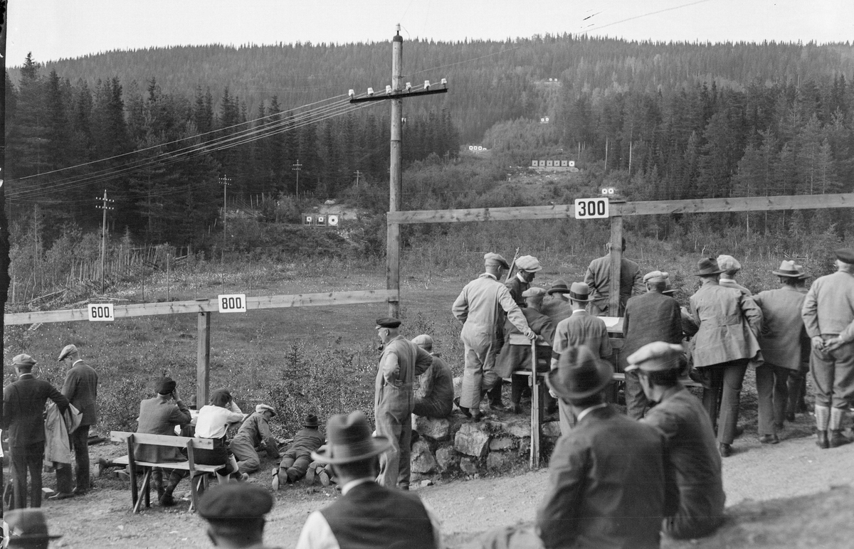 Gjøvik & Brusveen skytterlag sitt skytterstevne 12. juli 1931.