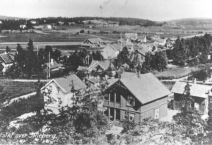 Oversiktsbilde fra Skjeberg - Sarpsborg kommunes fotosamling ...