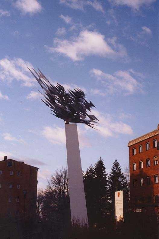 Skulpturen Fugleflukt