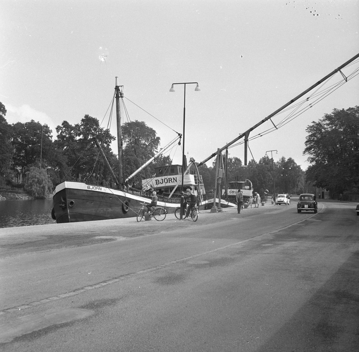 Örebro hamnstad för en dag. 
21 juli 1959.