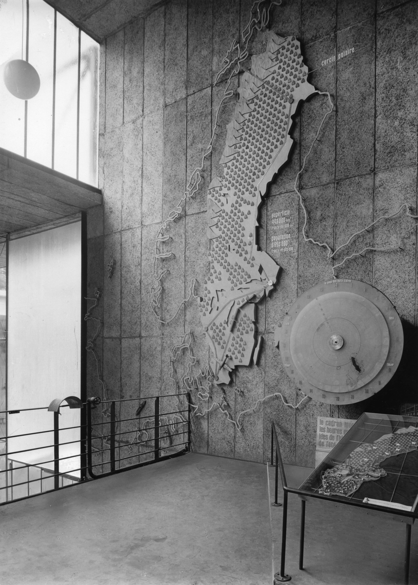 Sveriges paviljong på Parisutställningen 1937
Kartan och klockan - sociala avd