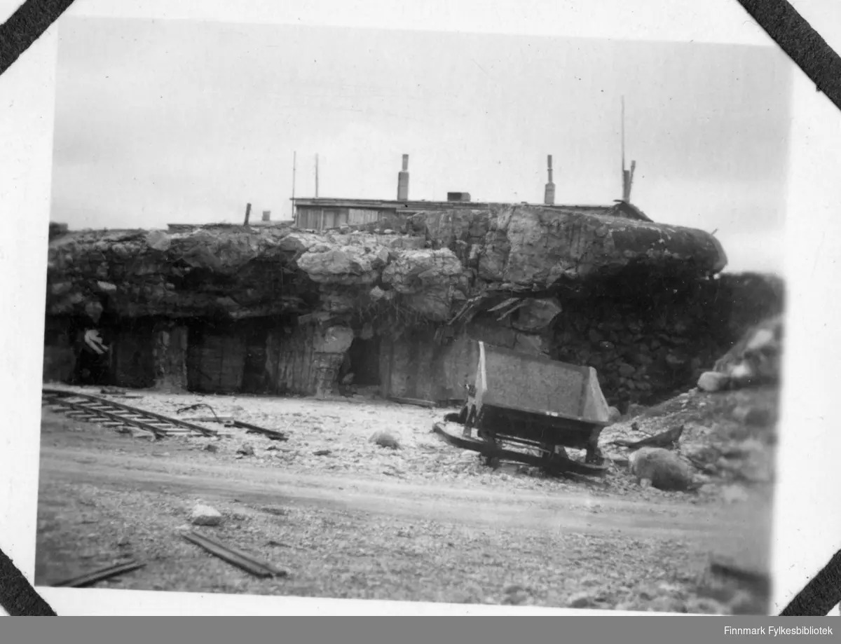Tysk bunkers, Kirkenes, 1947.