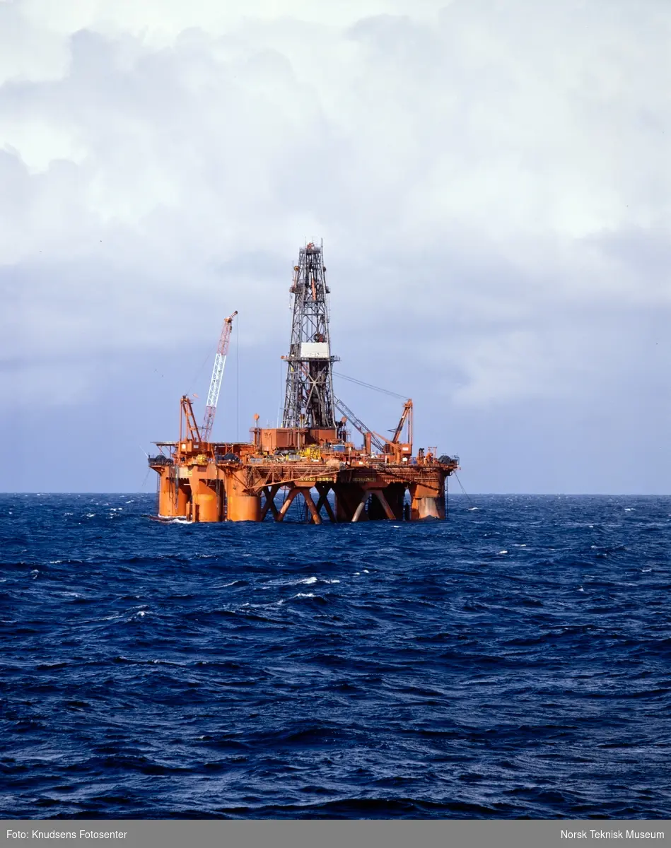 Oljeplattformen Ross Isle i Nordsjøen.