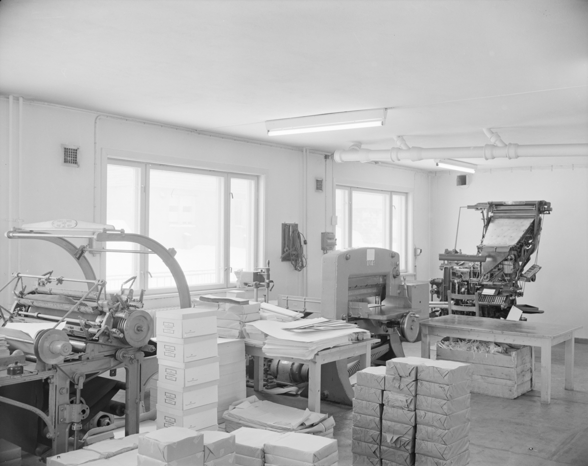 Hagen's bygg 1953. G. Hagens Trykkeri