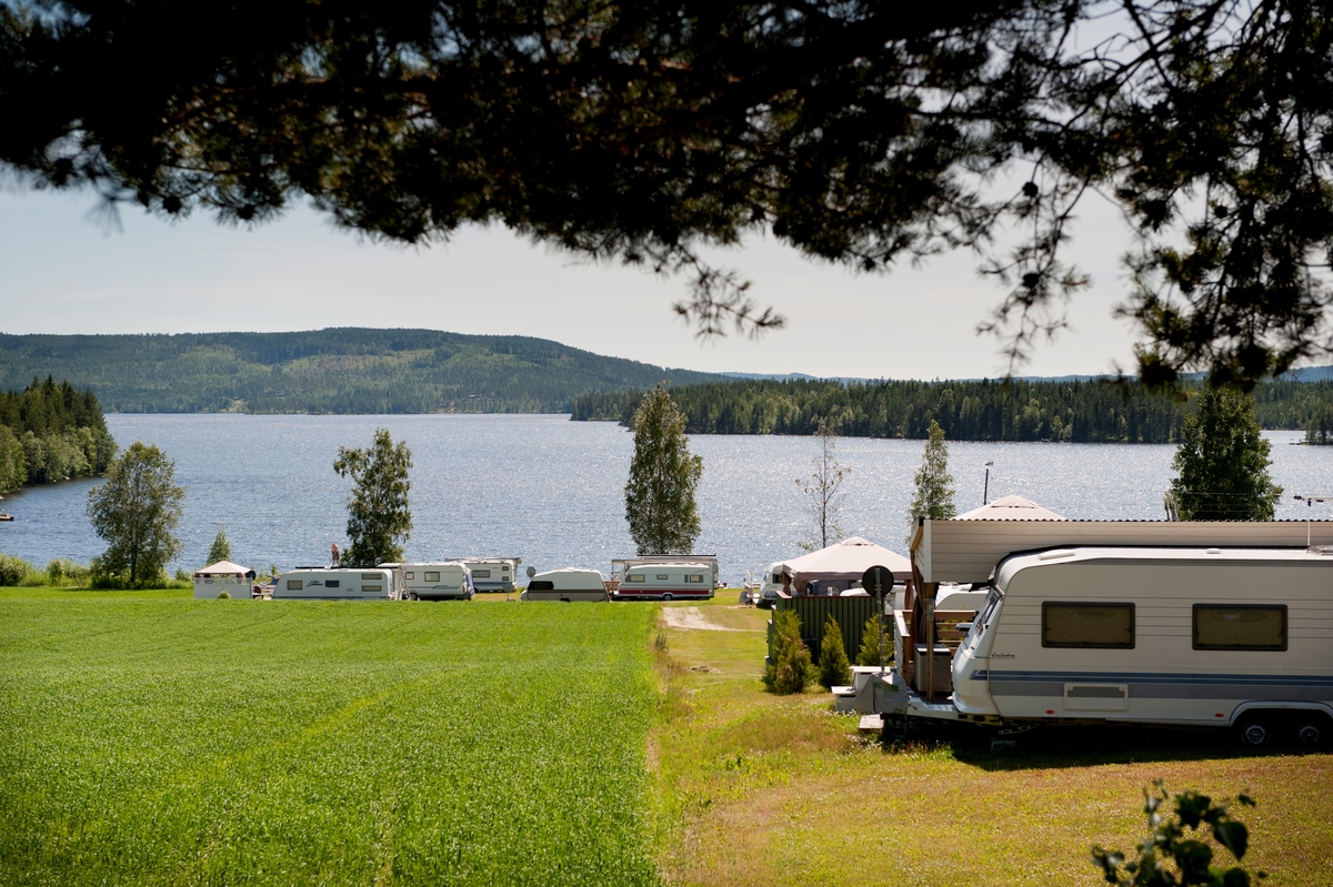 Dragonmoen Camping, Kongsvinger Kommune, Norge. Denna bild släpps till försäljning den 1 oktober 2011.
