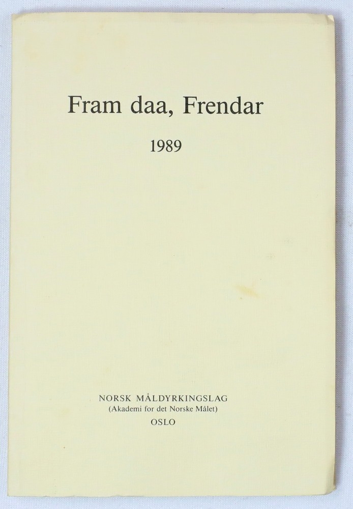 Norsk måldyrkingslag: Fram daa, Frendar (IX)