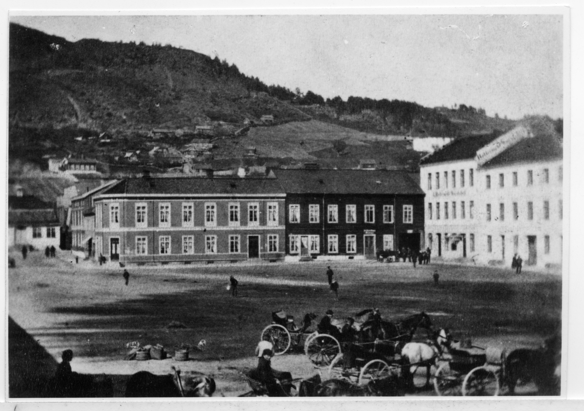 Bragernes torg i Drammen før 1866
