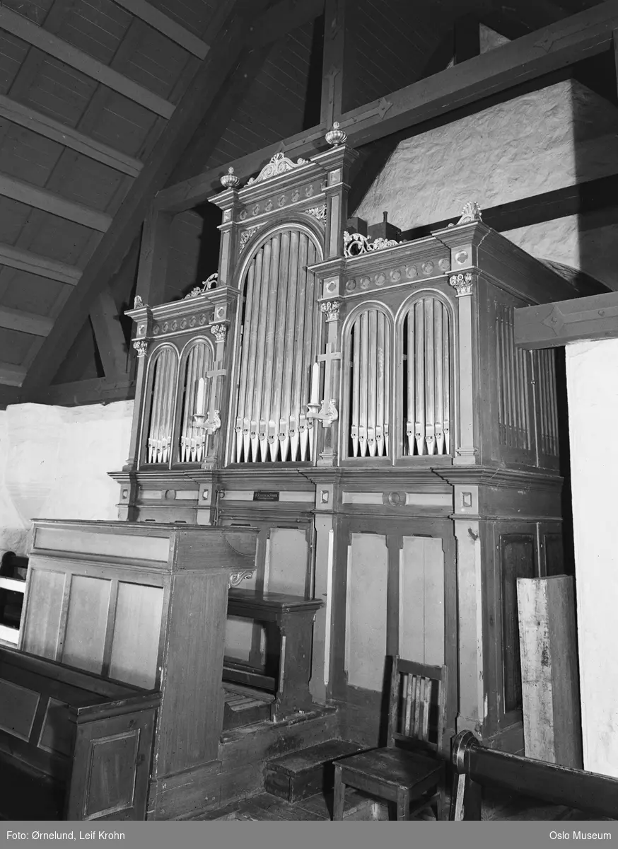 Kolbotn kirke, interiør, orgel