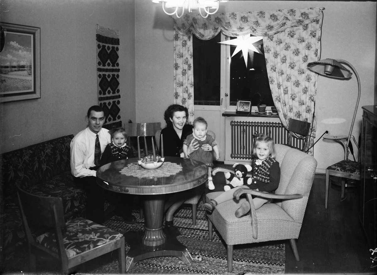 Födelsedagsfirande, Maj Britt Svansson, Uppsala 1949