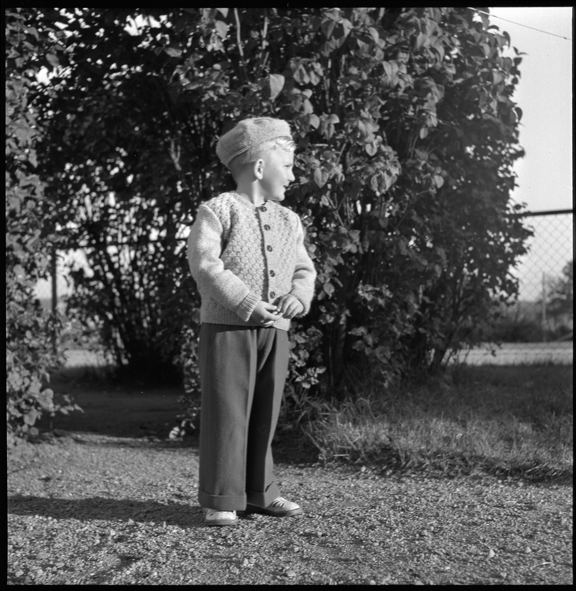 Okänd liten pojke, sept 1950
