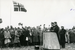 Nordkappfestivalen 1956. Fra den offisielle åpningen av Nord