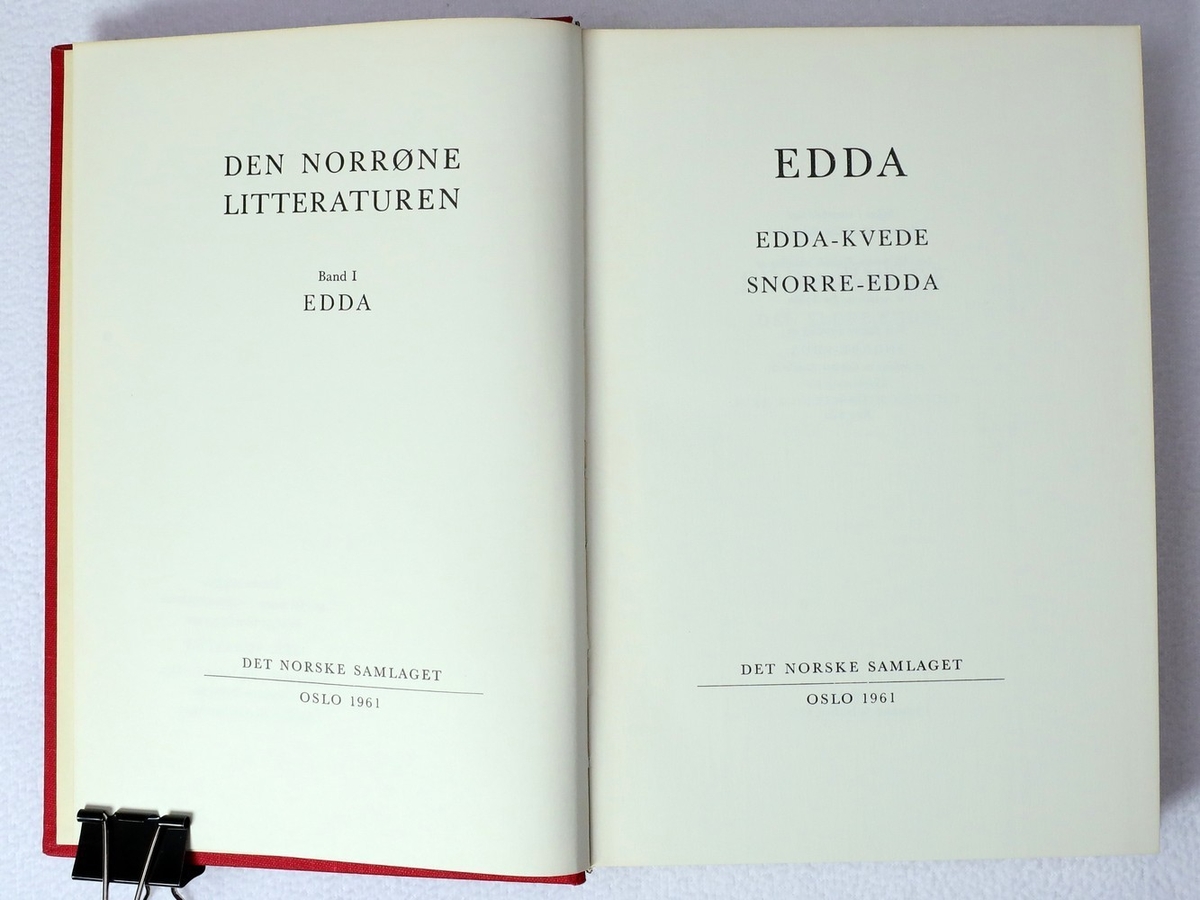 Edda - Edda-kvede - Snorre-edda