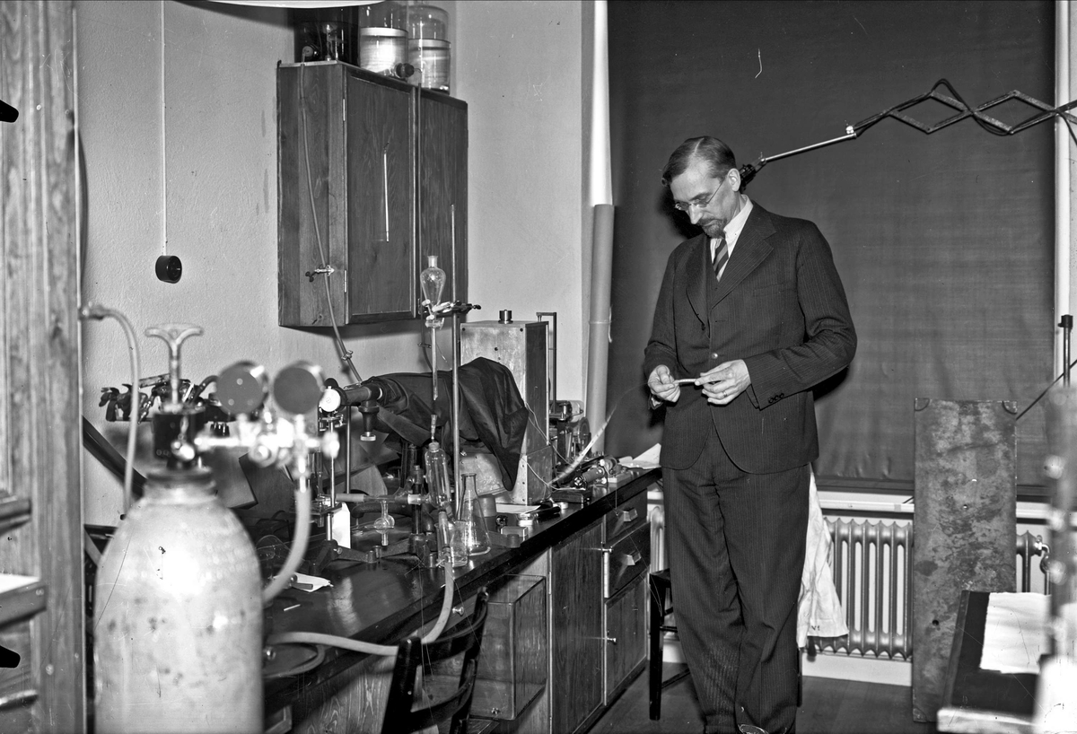 Laboratorium på SLU, Ultuna, Uppsala 1938