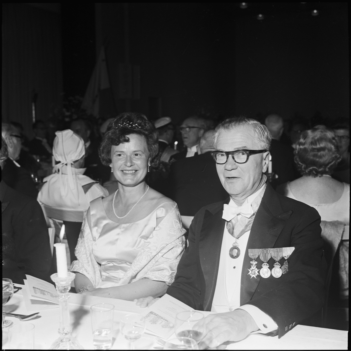 Festligheter på V-Dala nation, Uppsala 1965