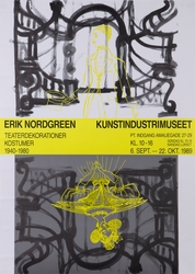 Erik Nordgreen / Kunstindustrimuseet [Utstillingsplakat]