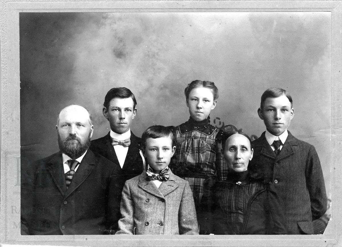 Portrett av en familie.