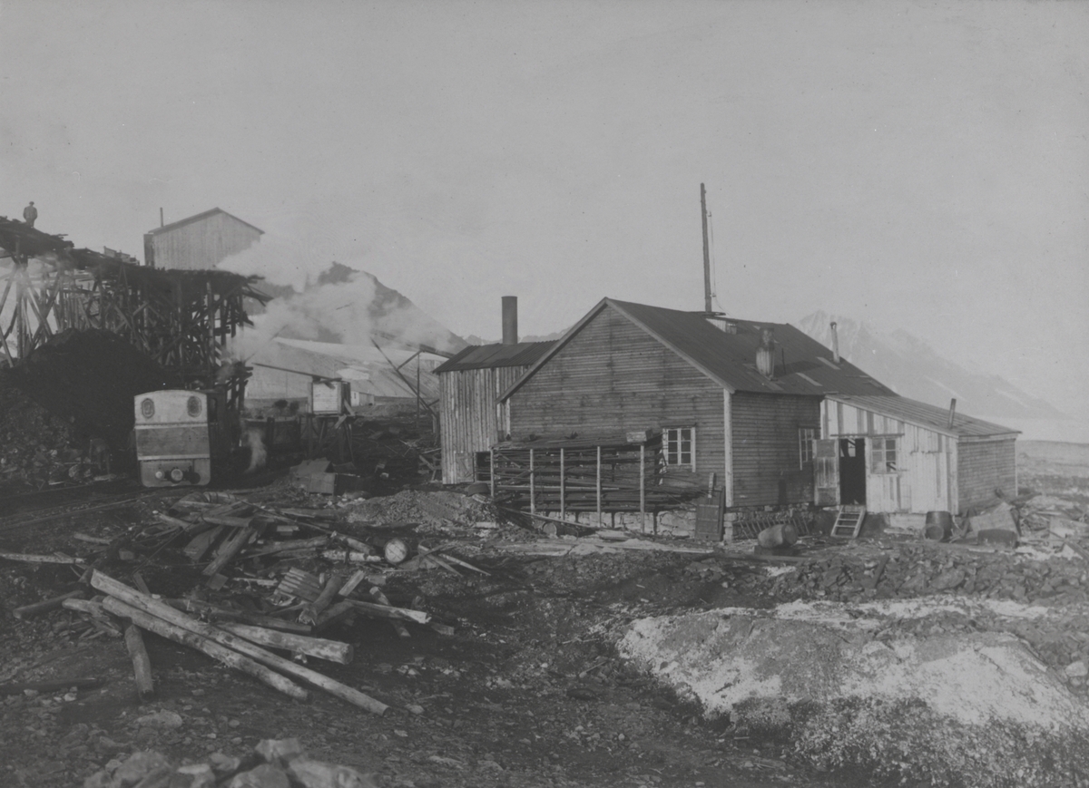 Bilde fra Ny-Ålesund gruvemuseums utstilling.