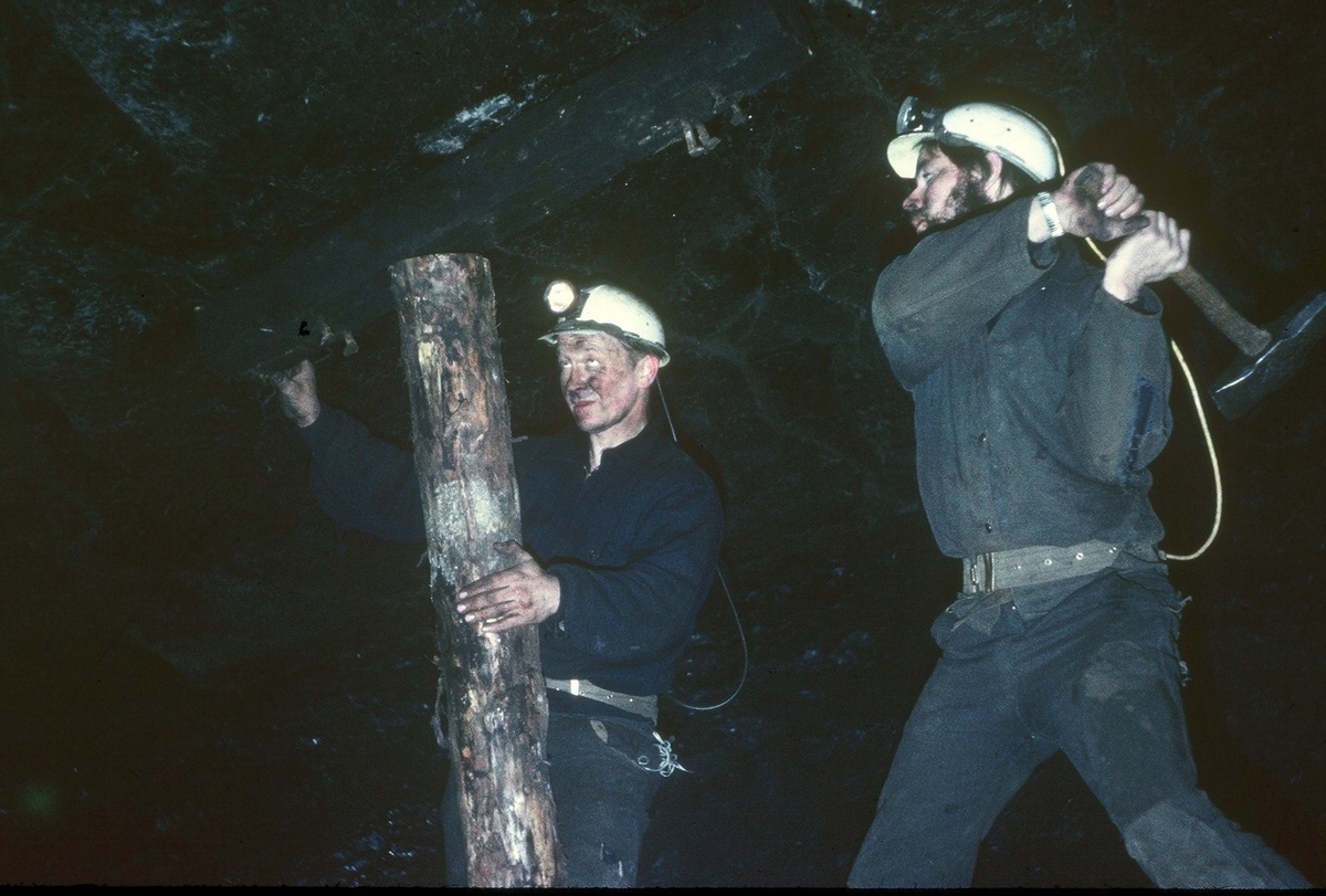 Bilder fra gruvene i Ny-Ålesund