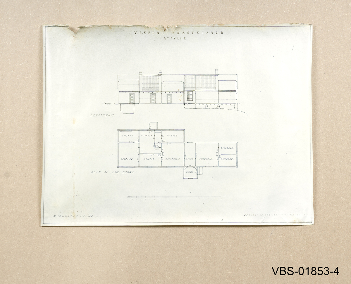 Papir/tegning - Haugalandmuseet / DigitaltMuseum