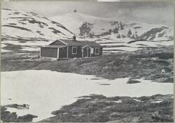 Dekningshytta "Pyttbua" i Tafjordfjella.