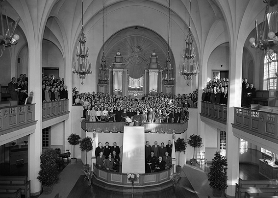 Värmlands Kristliga sångarförbund i Betlehemskyrkan.