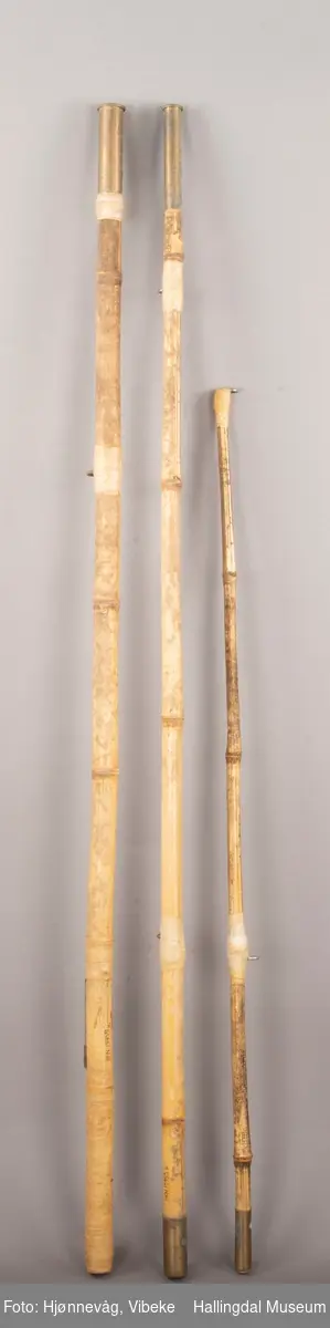 Bambusstang uten snelle, 3 deler.