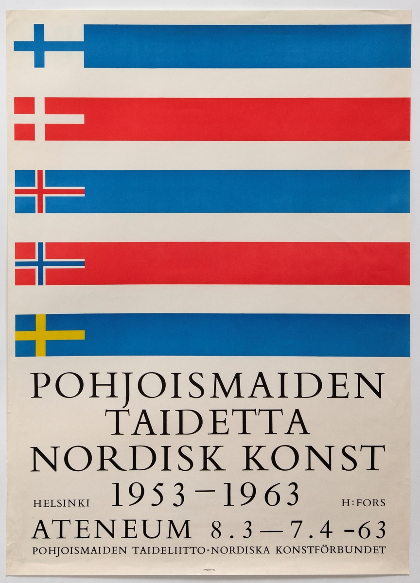 Nordisk Konst 1953-1963 [Utstillingsplakat]