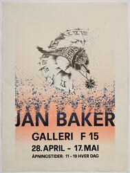 Jan Baker Galleri F 15 [Utstillingsplakat]