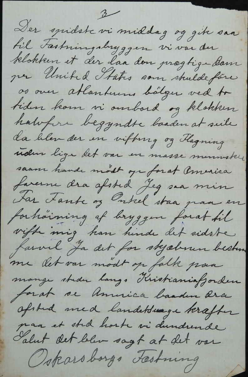 Anton K. Bråtens reisedagbok, eller beretning, om utvandring og opphold i USA 1907-11.