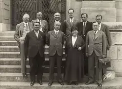 Norsk delegasjon til arbeidskonferanse i Genève (ILO) 1934. 