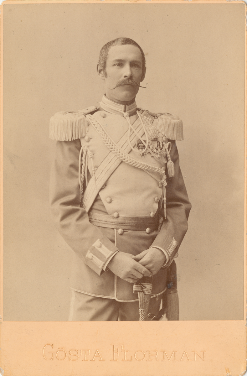 Porträtt av Hampus Mörner, major vid livgardet till häst.