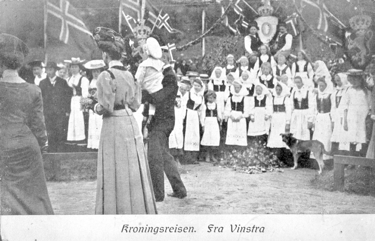 Kroningsreisen 1906 frå Vinstra.