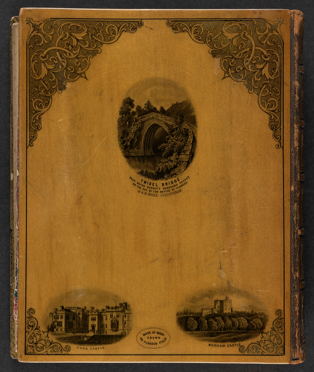 Diktbok skrevet av den skotske forfatteren Walter Scott. Diktene ble først gitt ut i 1808. Denne utgaven fra 1866 inneholder 15 albuminfotografier,  Bokens omslag er laget av tre.