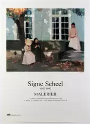 Signe Scheel Malerier [Utstilingsplakat]