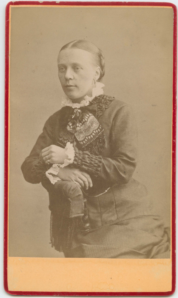 Porträtt på Fru Sofia Lundberg, Född Enstedt.