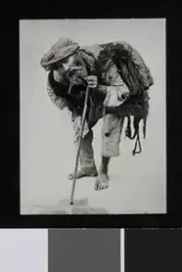 En persisk Dervisj (pilgrim). Fotografi tatt av/ samlet inn 