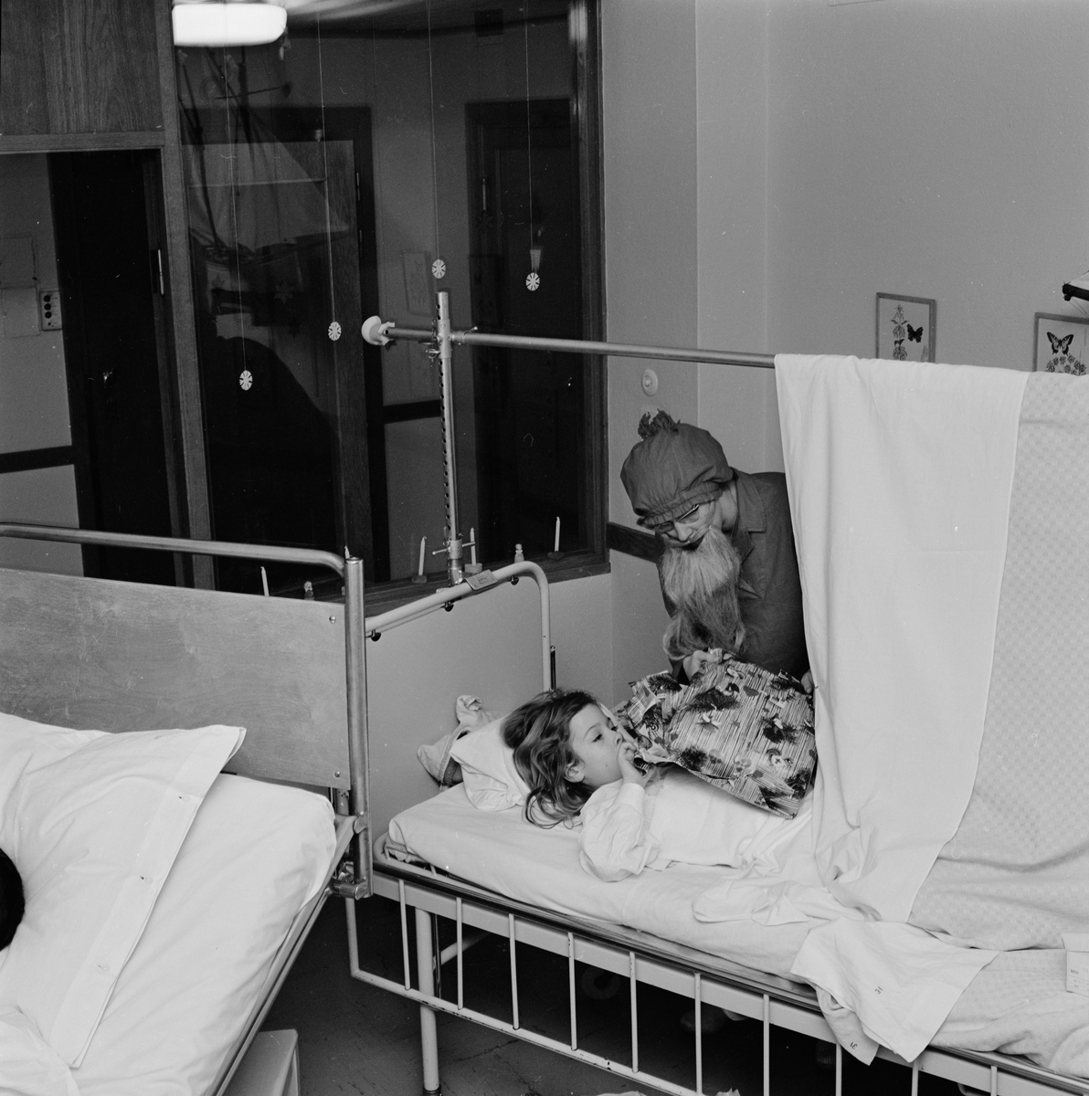 "Julfirandet i Uppsala", Akademiska sjukhuset, Uppsala december 1964