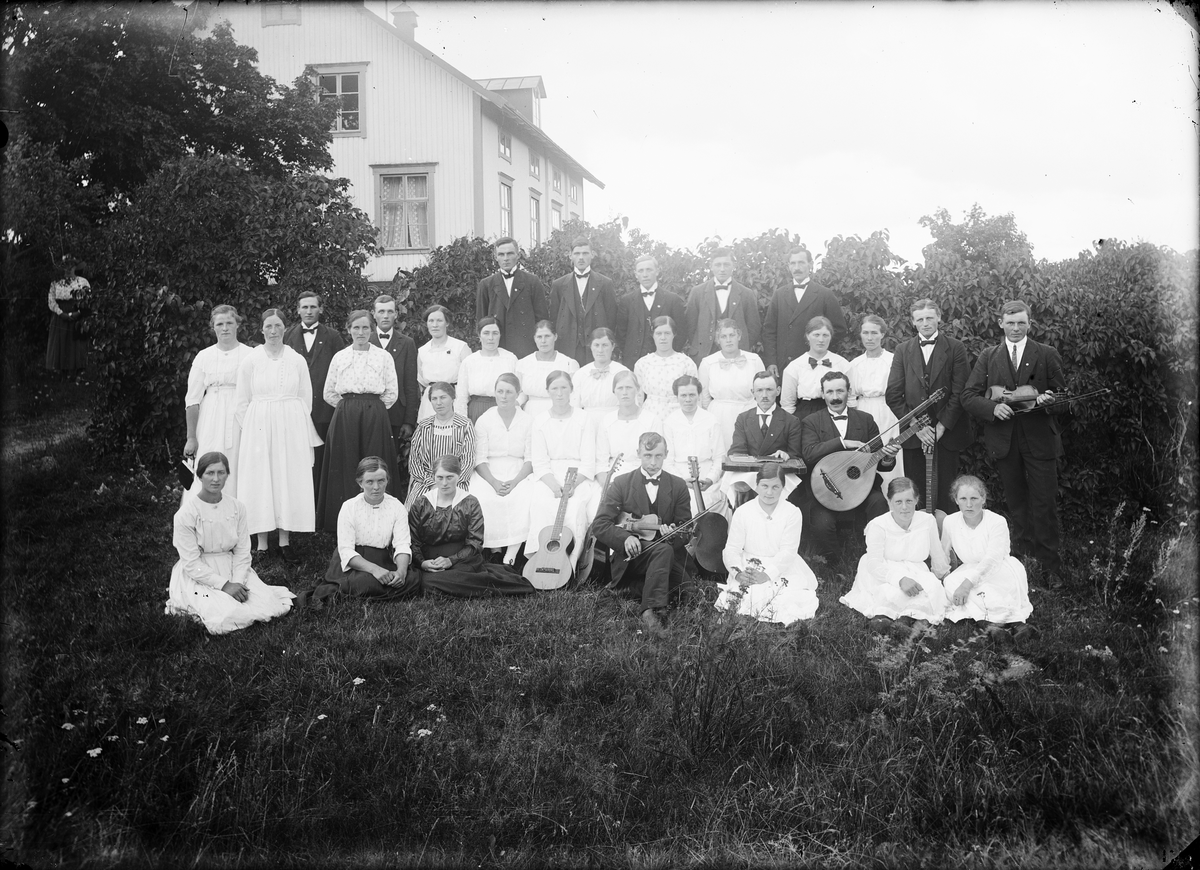 Rörby musikförening, omkring år 1920, Alunda, Uppland