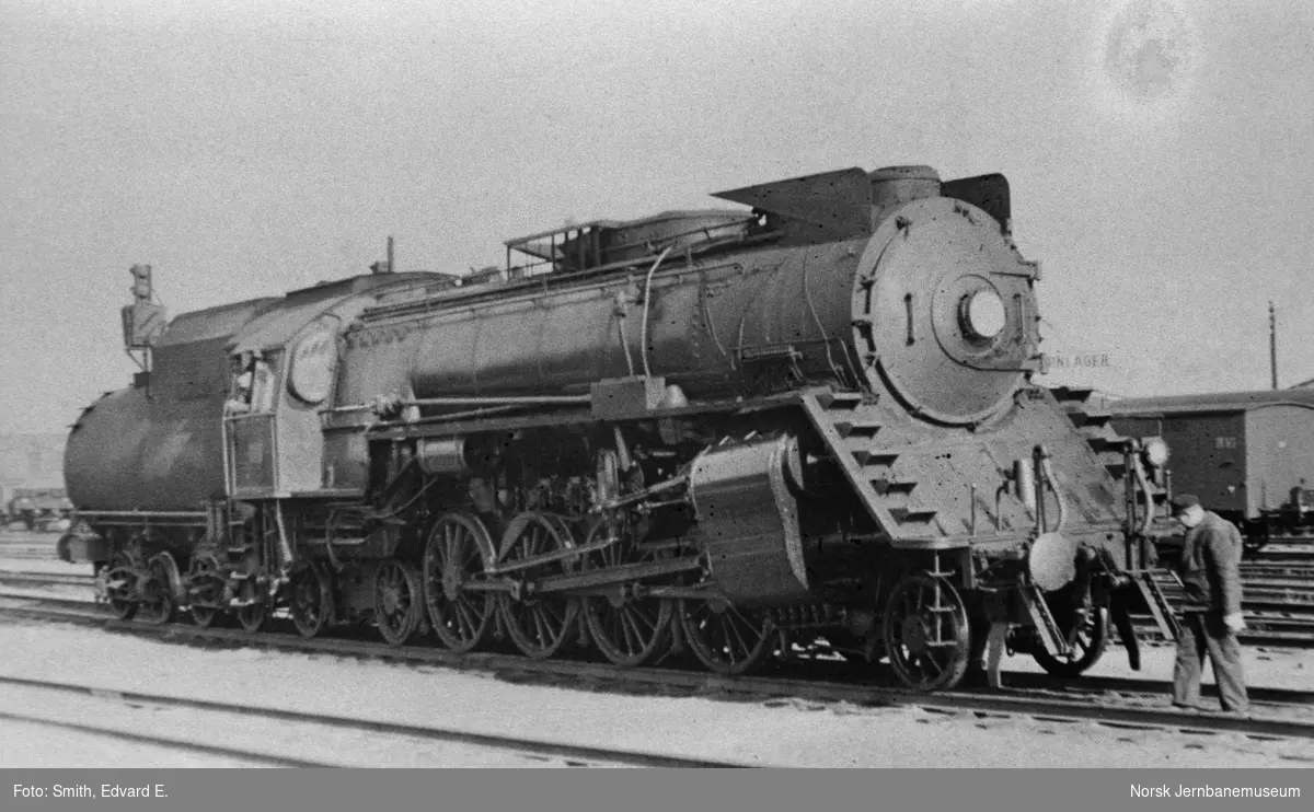 Damplokomotiv type 49a nr. 463 DOVREGUBBEN på Marienborg ved Trondheim