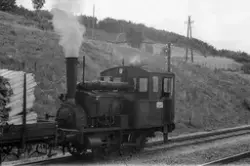 Damplokomotiv type 7a nr. 25 i Egersund