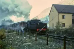 Damplokomotiv 21b 225 med Norsk Jernbaneklubbs utfluktstog v