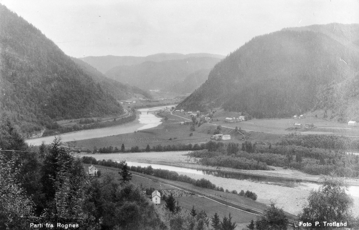 Rognes før flommen i Gaula 1940