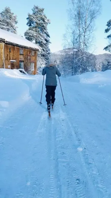 Ut på tur. Fra Rindal skimuseum er det kort vei til turløyper