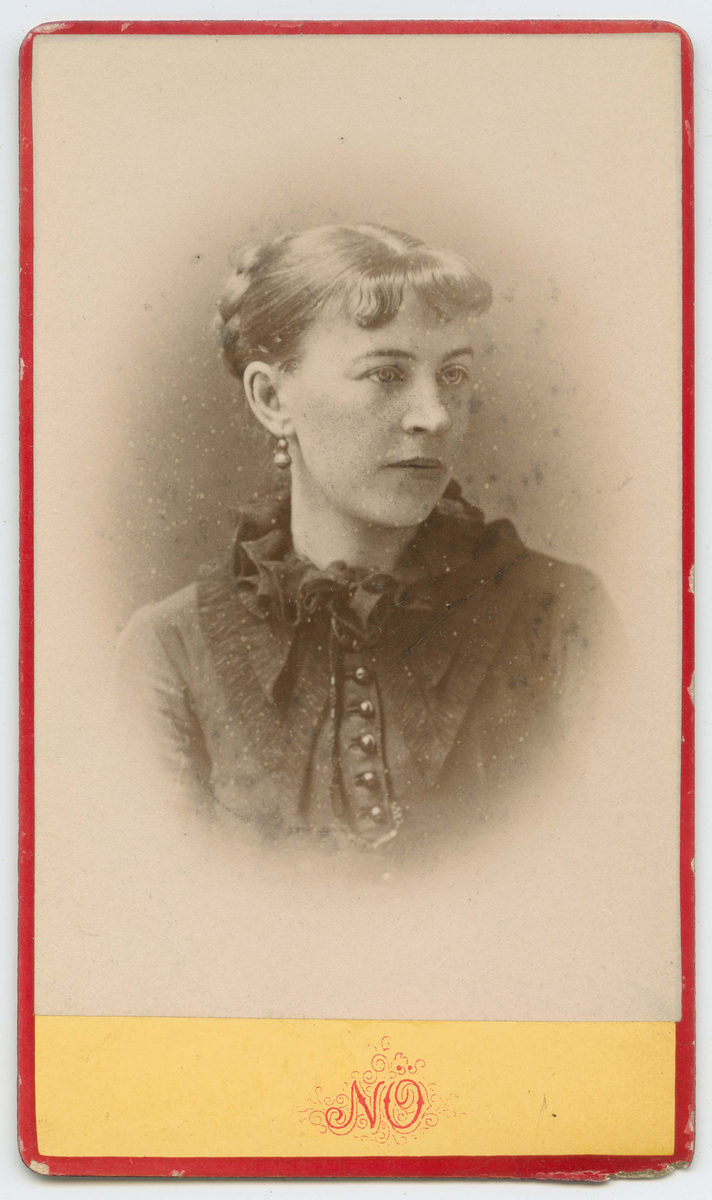 Porträtt på Fru Anna Nilsson, Jönköping, född Lundberg.