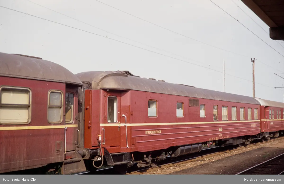 Vanføres ferietog 1979 på Drammen stasjon